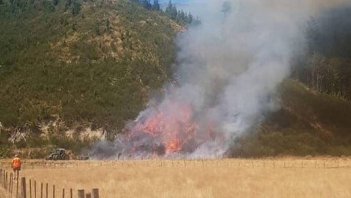 fire in Pigeon Valley